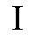 Uppercase Iota "I"